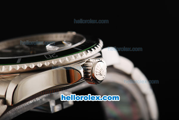 Rolex Submariner Swiss ETA 2836 Automatic Movement Full Steel Case/Strap with Green Dial and Bezel - Click Image to Close